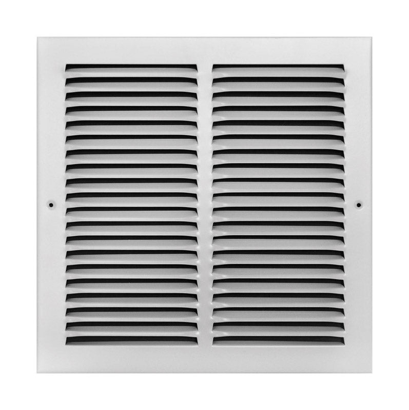 TRUE AIRE - Tru Aire 12 in. H X 12 in. W 1-Way Powder Coat White Steel Return Air Grille