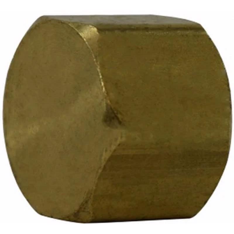 ANDERSON METALS - Anderson Metals 15/16 in. Flare in. Brass Gas Appliance Cap