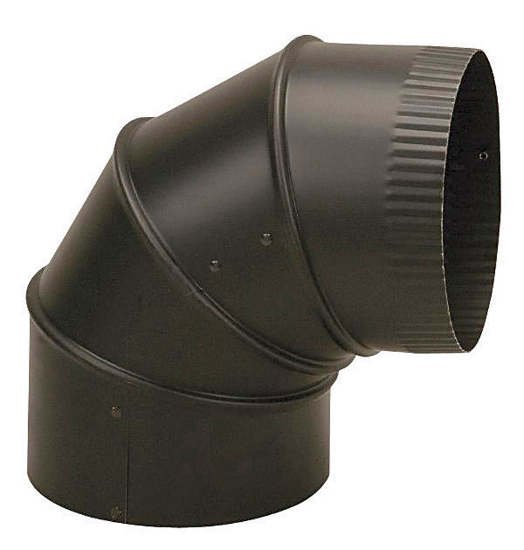 IMPERIAL - Imperial 4 in. D X 4 in. D Adjustable 90 deg Steel Stove Pipe Elbow - Case of 4 [BM0012]