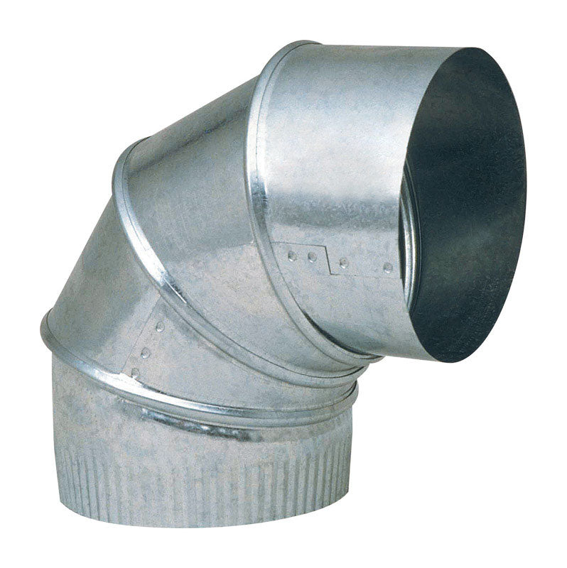 IMPERIAL - Imperial 4 in. D X 4 in. D Adjustable 90 deg Galvanized Steel Stove Pipe Elbow - Case of 8