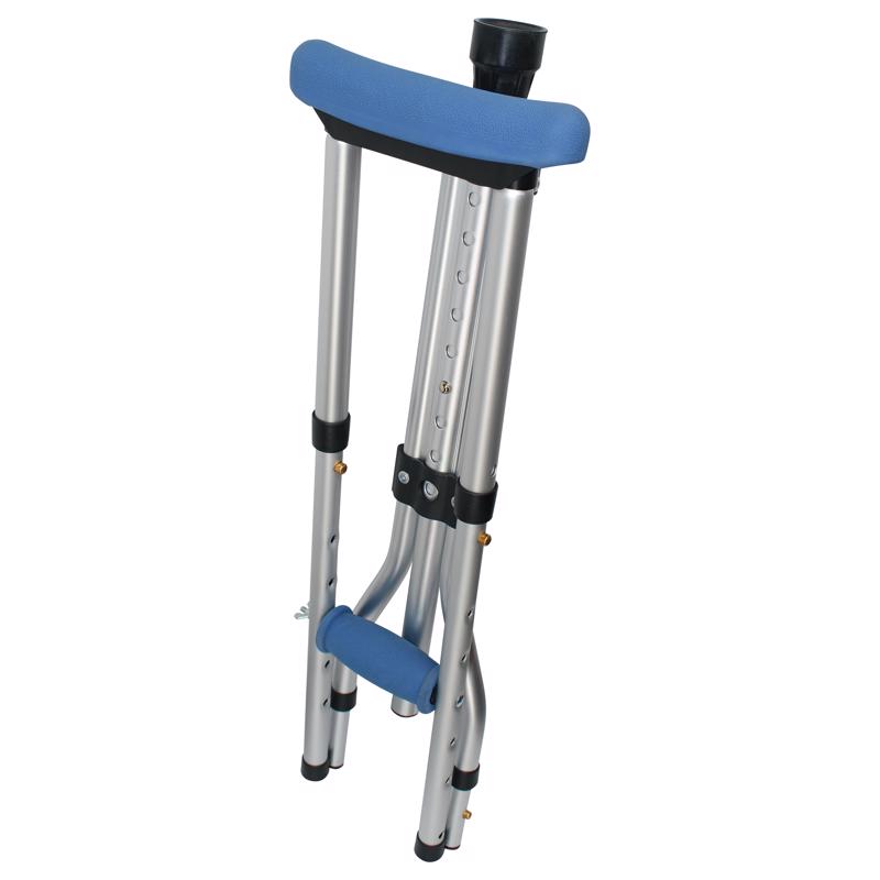 CAREX HEALTH BRANDS - Carex Blue Folding Crutches Aluminum/Plastic 59 in. H X 8 in. L