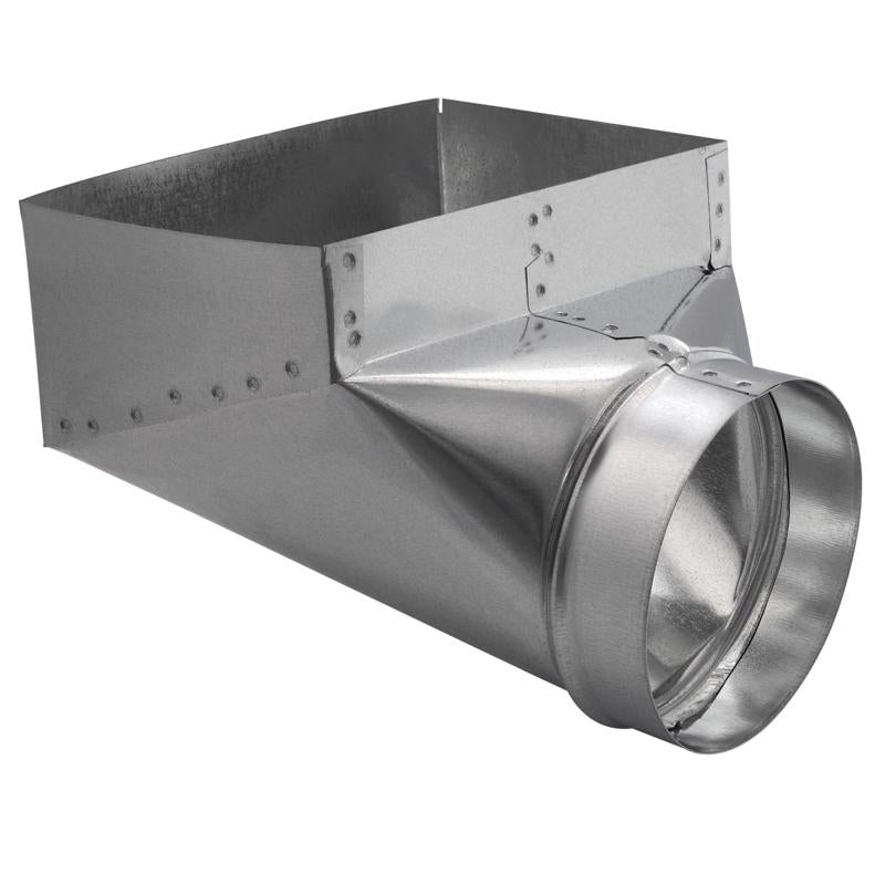 IMPERIAL - Imperial 10 in. H X 6 in. W Silver Galvanized Steel Register Boot [GV0629]