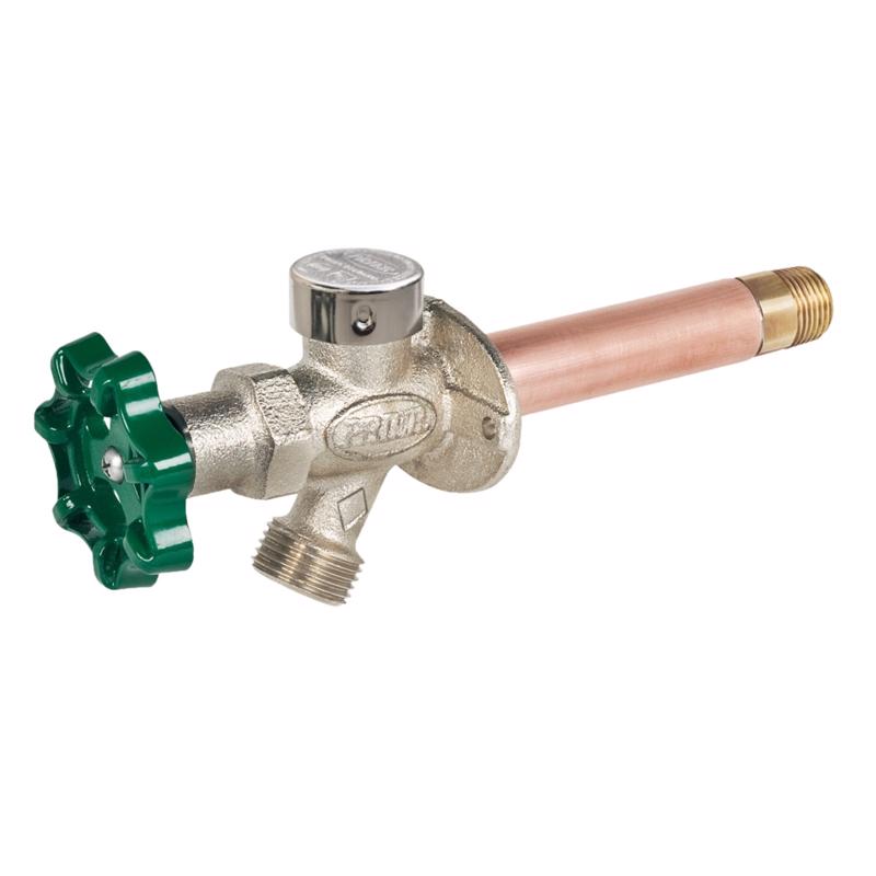 PRIER - Prier 1/2 in. MPT X 1/2 in. Sweat Anti-Siphon Brass Freezeless Wall Hydrant [C-144D14]