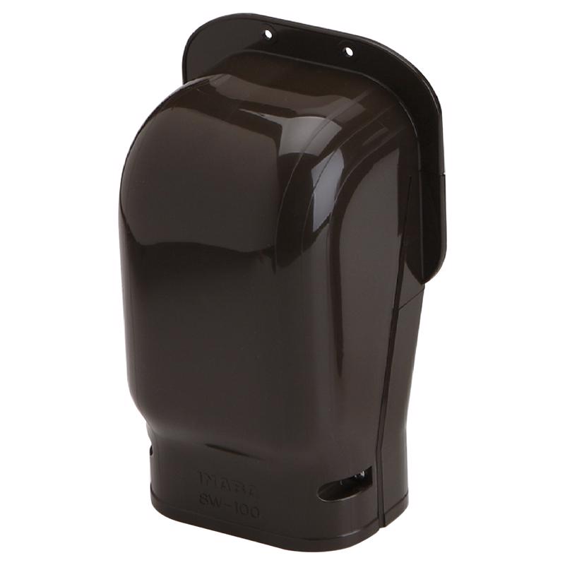SLIMDUCT - Slimduct Lineset Cover Wall Inlet 3.75 in. W Brown