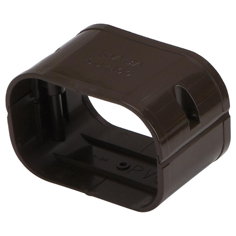 SLIMDUCT - Slimduct Lineset Cover Coupler 3.75 in. W Brown