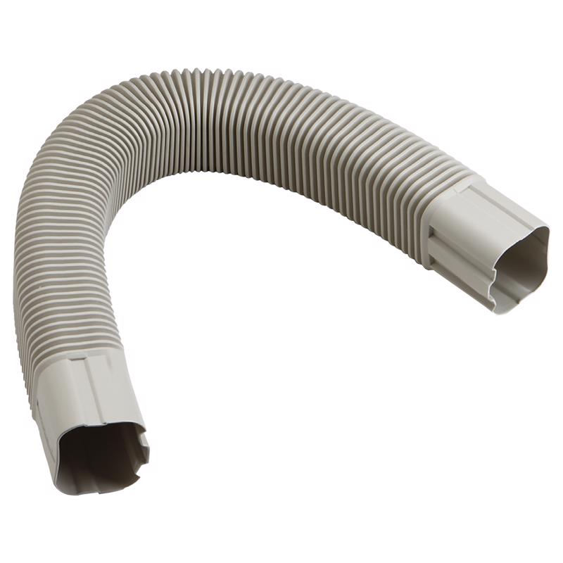 SLIMDUCT - Slimduct Flexible Elbow 31.5 in. W X 2.75 in. H Ivory