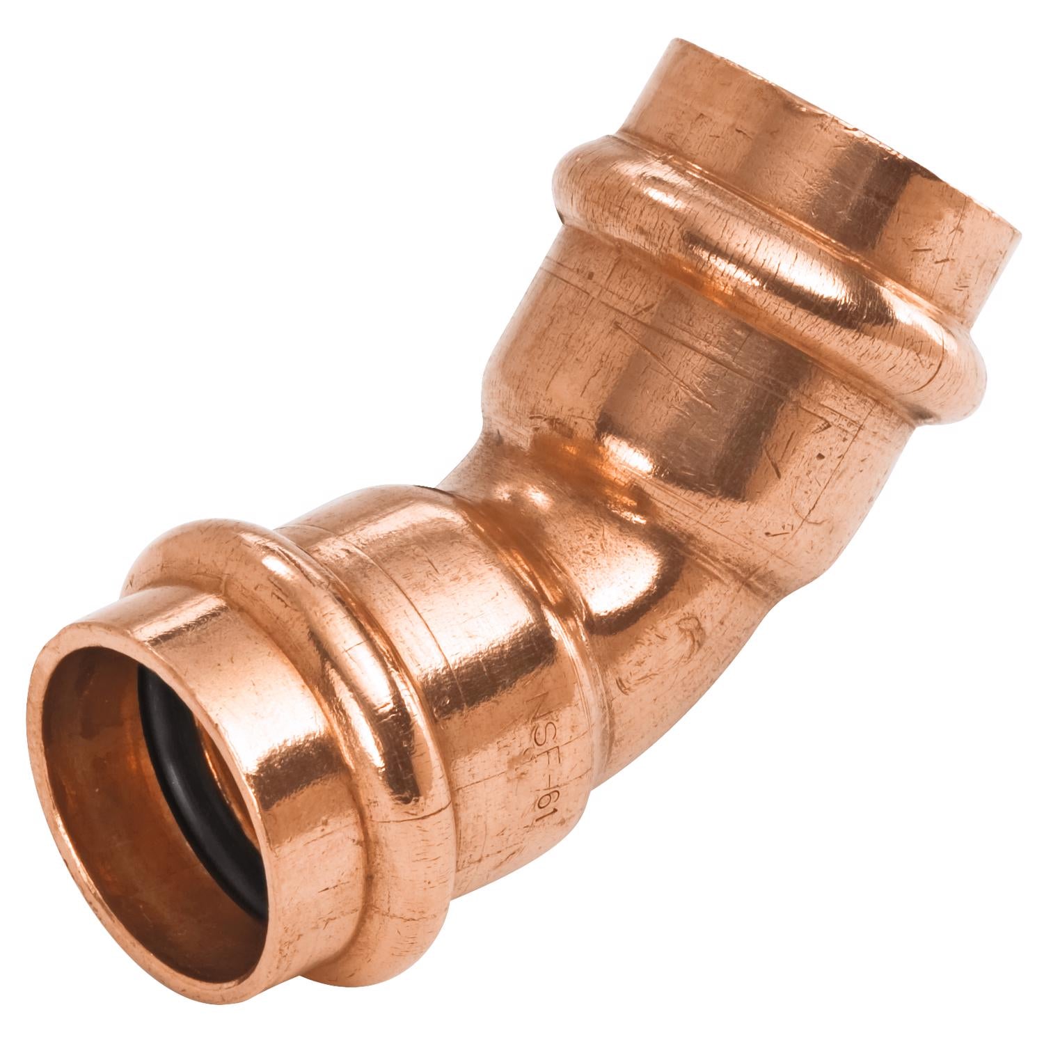 NIBCO 1-1/2 in. Press X 1-1/2 in. D Press Wrought Copper 45 Degree Elbow 1 pk