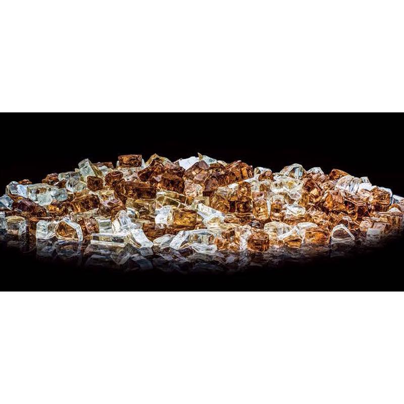 BOND - Bond Lava Stream Glass Fire Bowl Filler 8.66 in. H X 4.92 in. W X 5.12 in. D