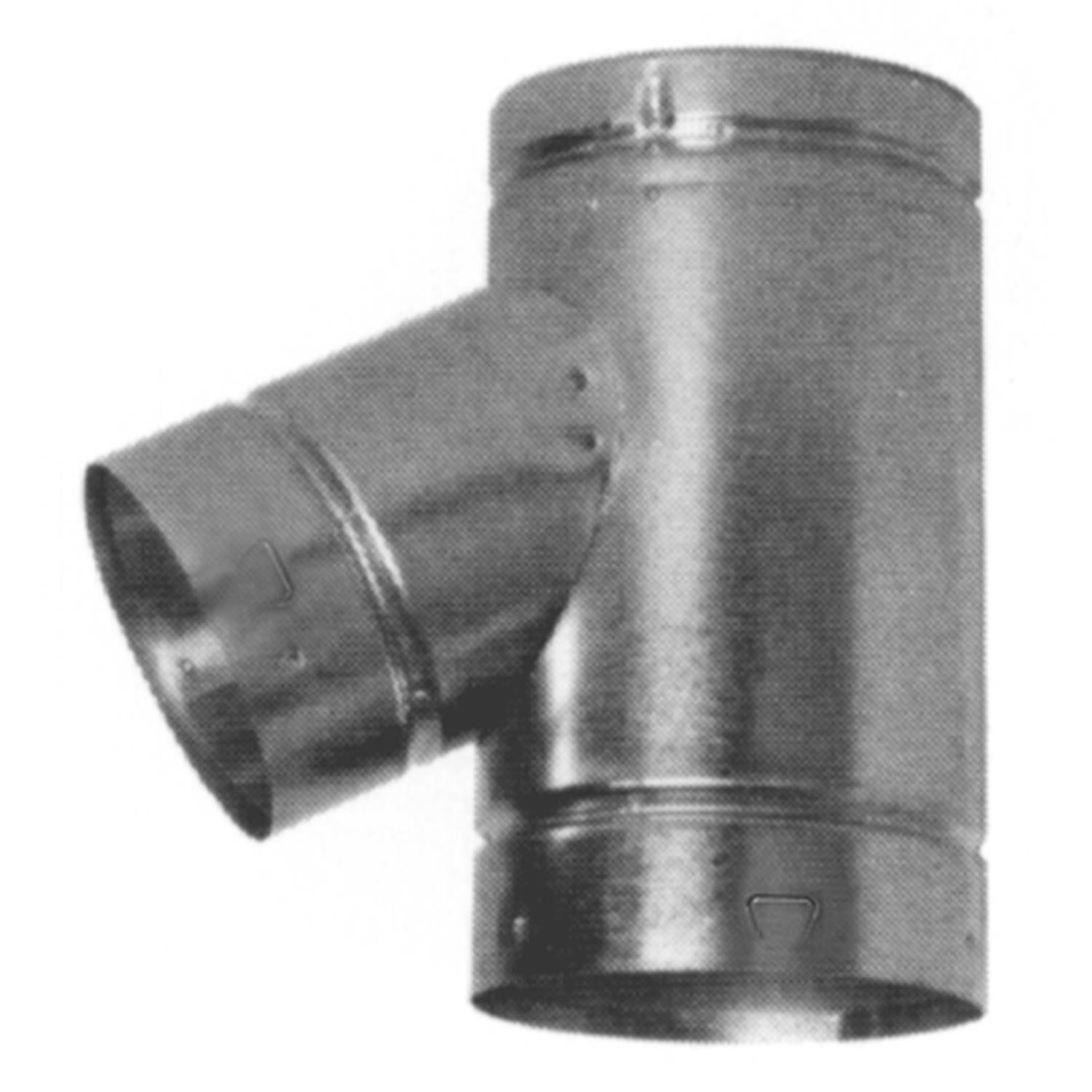 Selkirk 11.5 in. L Aluminum/Galvanized Steel Double Wall Stove Pipe Kit - Case of 3