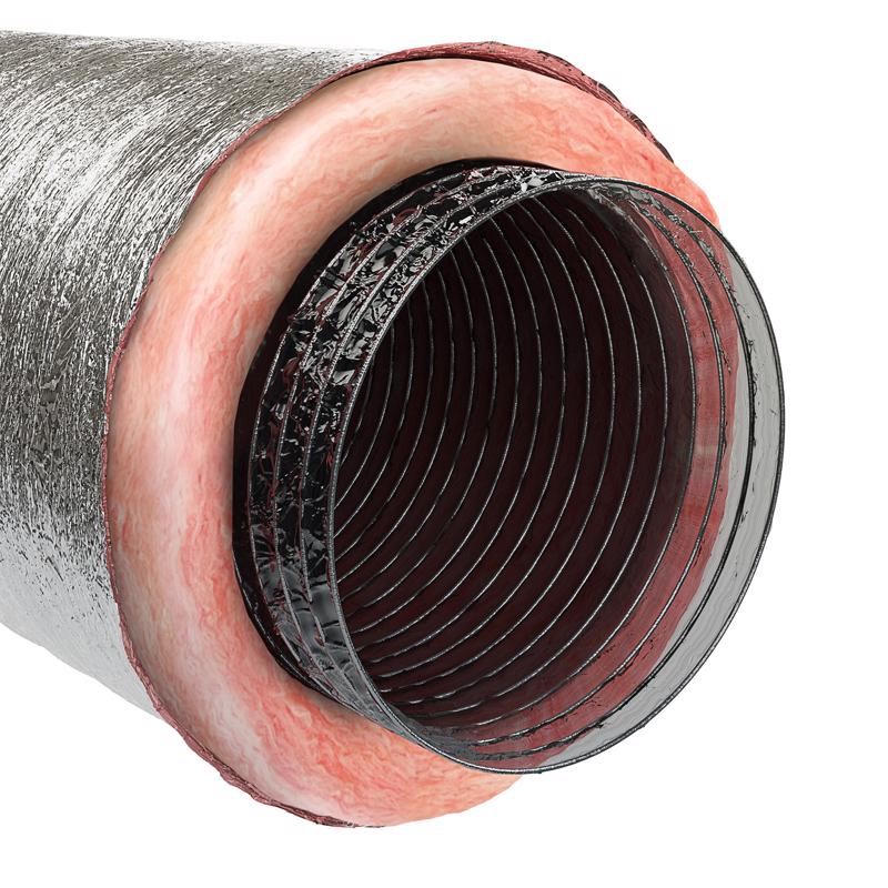 IMPERIAL - Imperial R6.0 25 ft. L X 14 in. D Silver Poly Duct