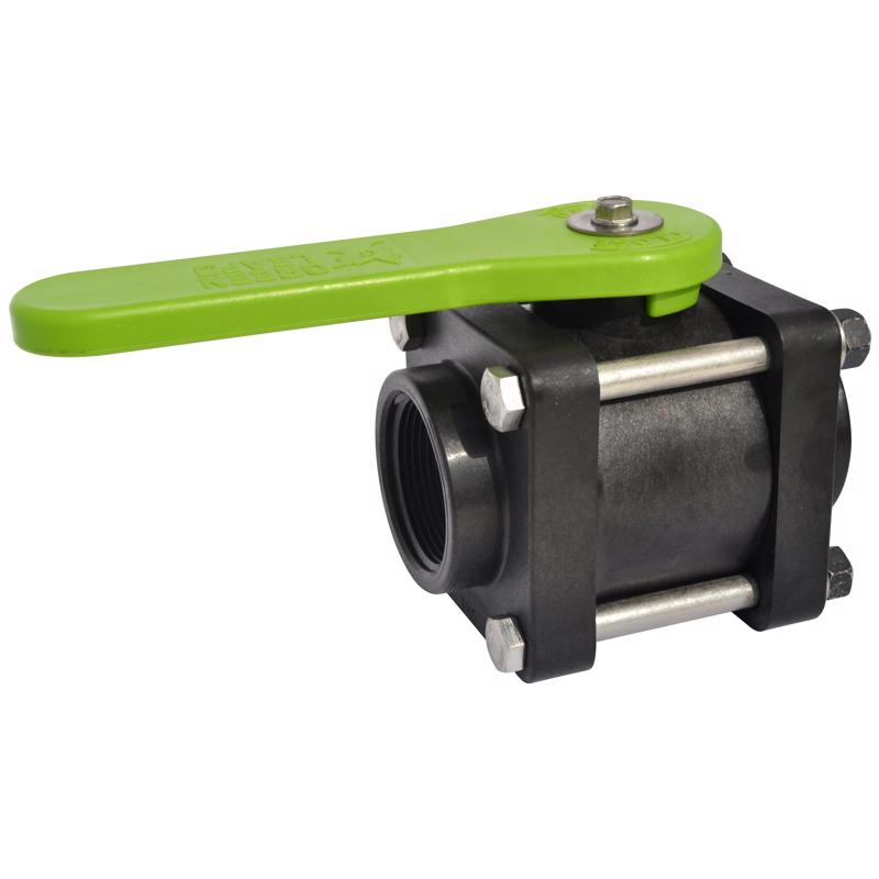 GREEN LEAF - Green Leaf 3/4 in. Polypropylene Female Ball Valve Full Port