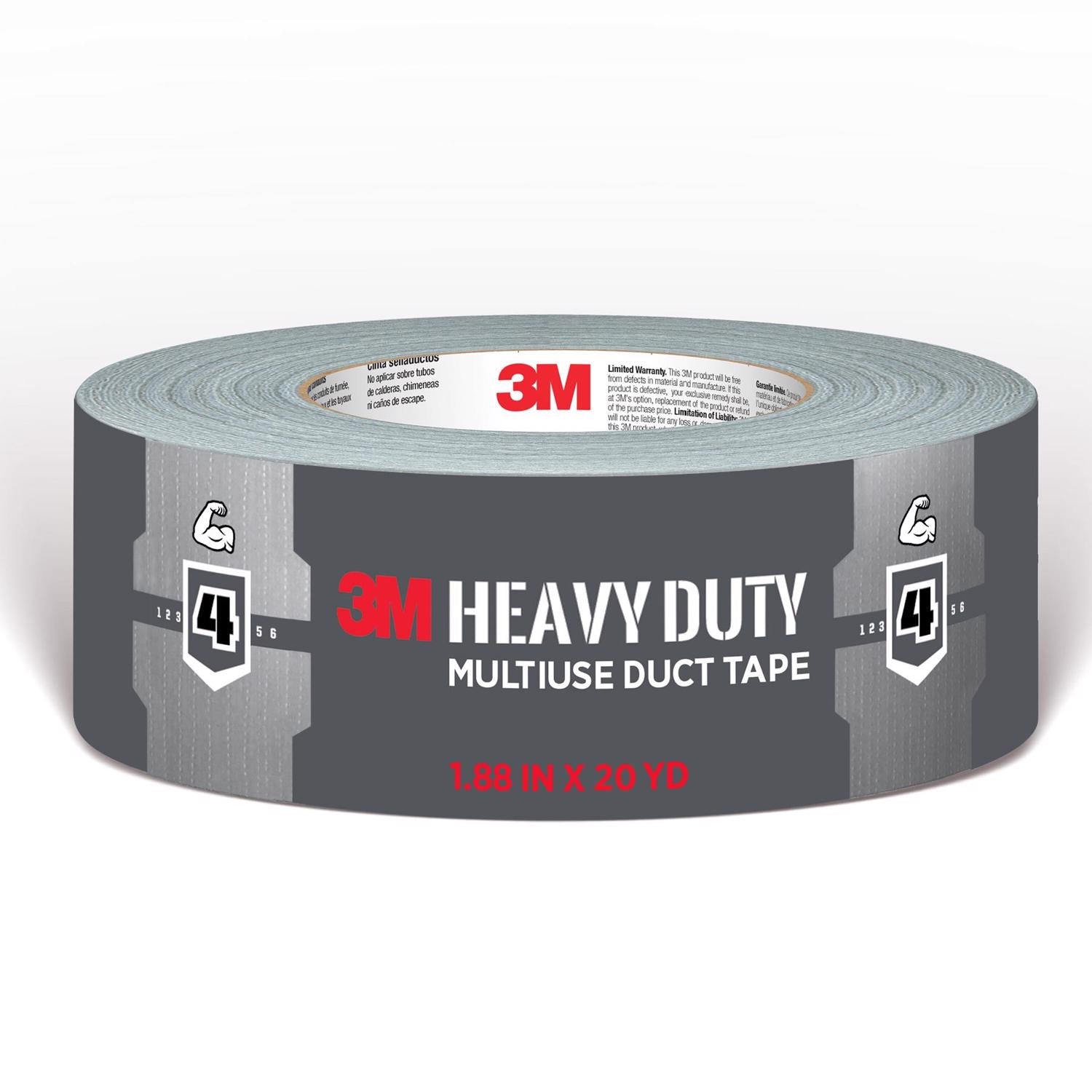 3M 1.88 in. W X 20 yd L Gray Heavy Duty Duct Tape