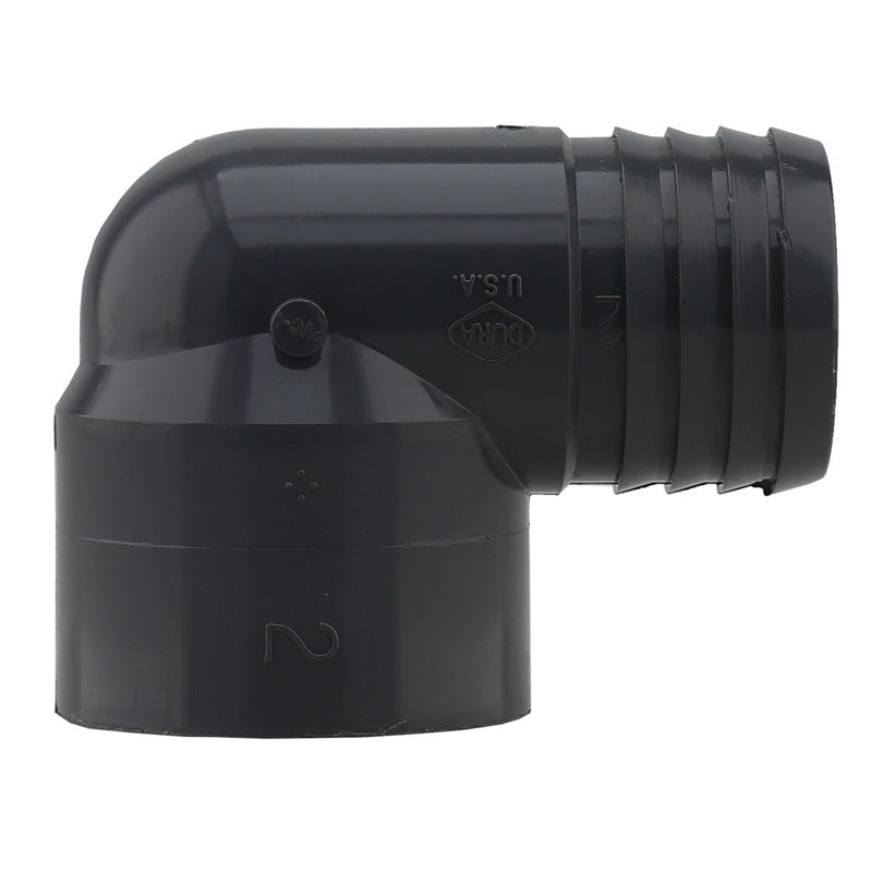 BOSHART INDUSTRIES - Boshart Industries 2 in. Insert in. X 2 in. D FTG PVC 90 Degree Elbow 1 pk