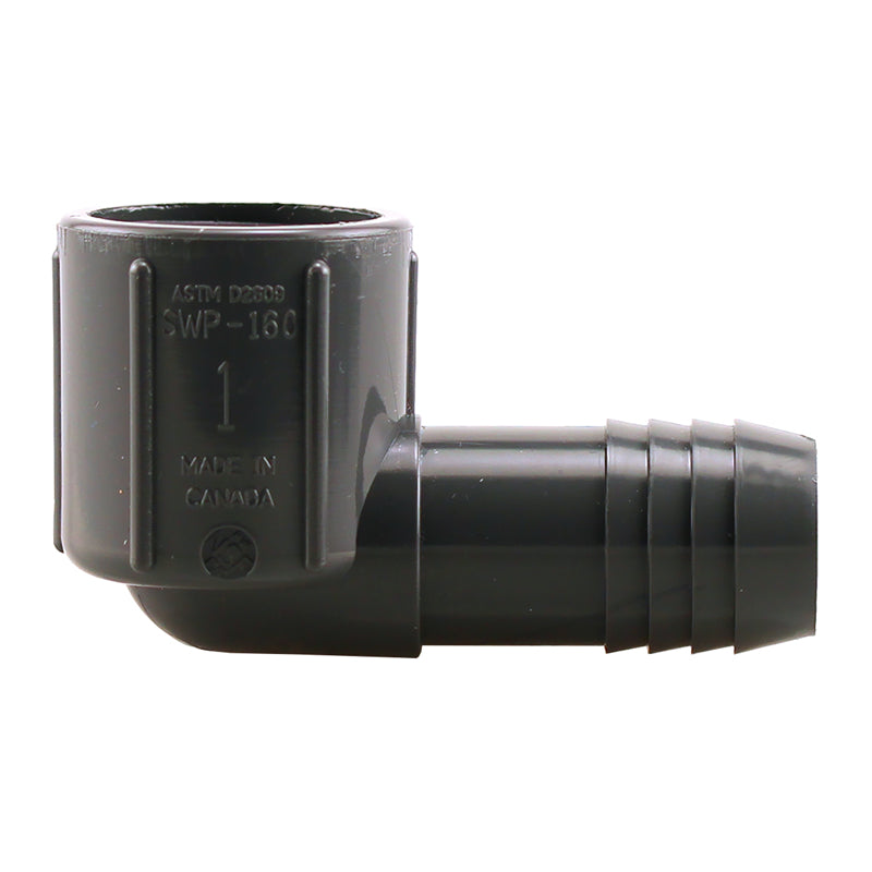 BOSHART INDUSTRIES - Boshart Industries 1 in. Insert in. X 1 in. D FPT Polypropylene 90 Degree Elbow 1 pk
