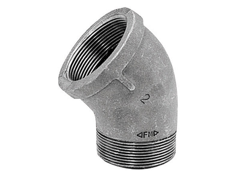 ANVIL - Anvil 1/4 in. FPT X 1/4 in. D MPT Black Malleable Iron 45 degree Street Elbow
