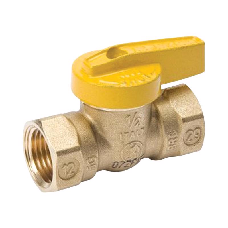 HOMEWERKS - Homewerks 1/2 in. Brass FIP Gas Ball Valve [VGV1LHB3]