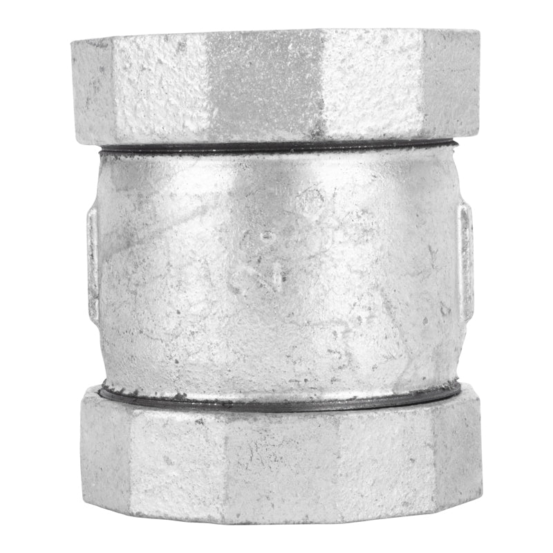 B & K - STZ Industries 2 in. Compression X 2 in. D Compression Galvanized Malleable Iron 3 in. L Coupling