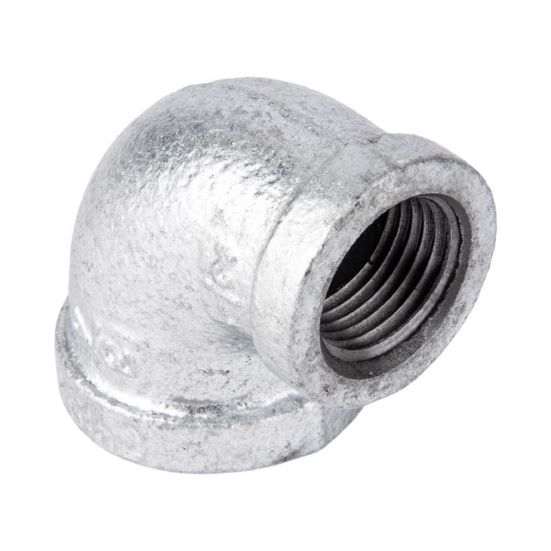 B & K - STZ Industries 3/4 in. FIP X 1/2 in. D FIP Galvanized Malleable Iron 90 degree Reducing Elbow - Case of 5