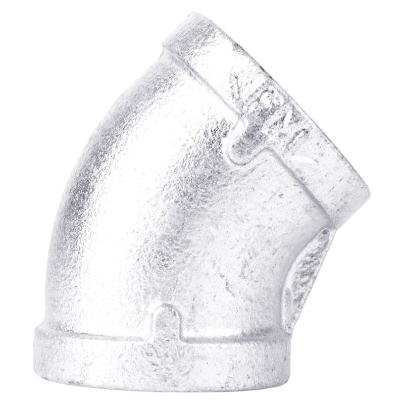 B & K - STZ Industries 2 in. FIP each X 2 in. D FIP Galvanized Malleable Iron 45 Degree Elbow