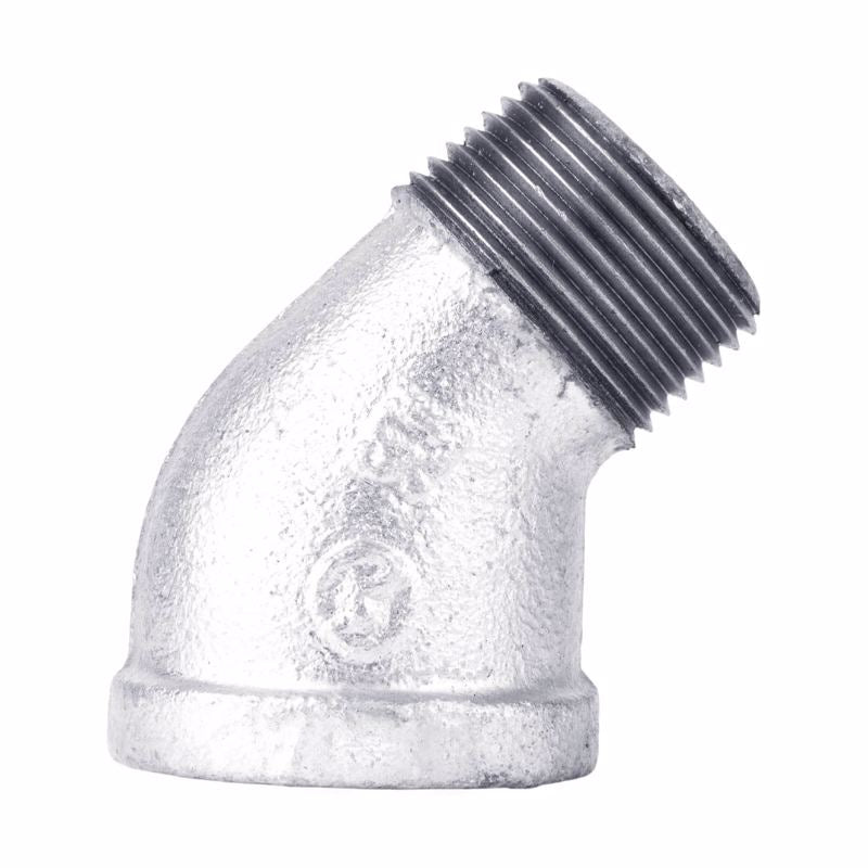 B & K - STZ Industries 3/8 in. FIP each X 3/8 in. D MIP Galvanized Malleable Iron 45 degree Street Elbow