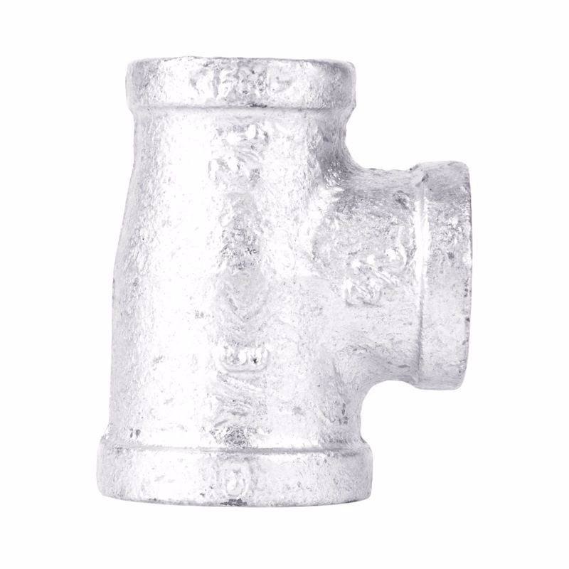 B & K - STZ Industries 3/4 in. FIP each X 1/2 in. D FIP 3/4 in. D FIP Galvanized Malleable Iron Reducing Tee