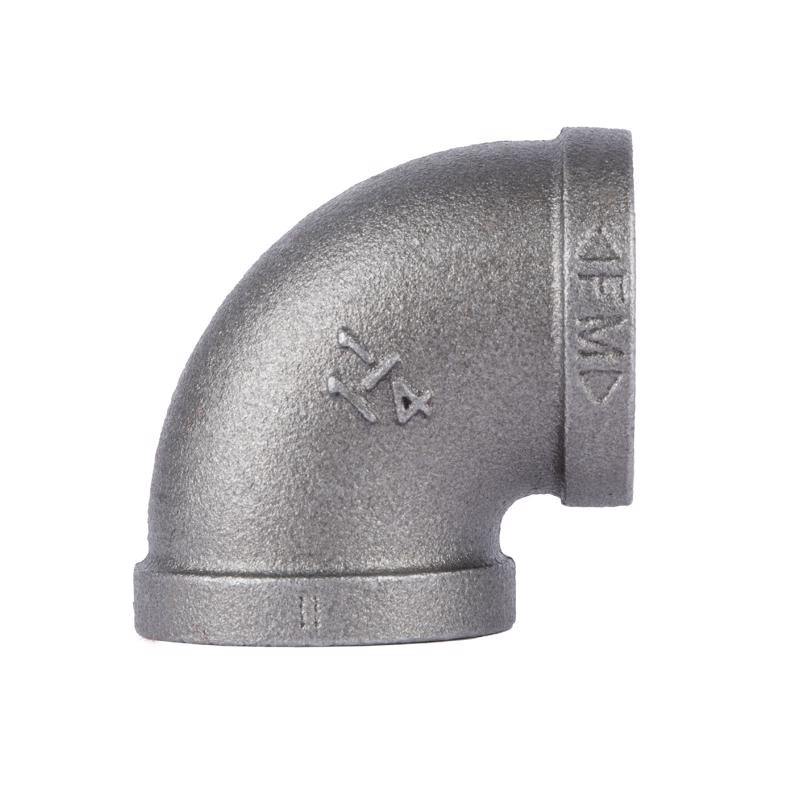 B & K - STZ Industries 1-1/4 in. FIP each X 1-1/4 in. D FIP Black Malleable Iron 90 Degree Elbow