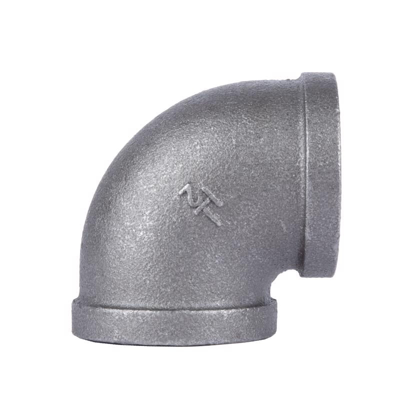 B & K - STZ Industries 1-1/2 in. FIP each X 1-1/2 in. D FIP Black Malleable Iron 90 Degree Elbow