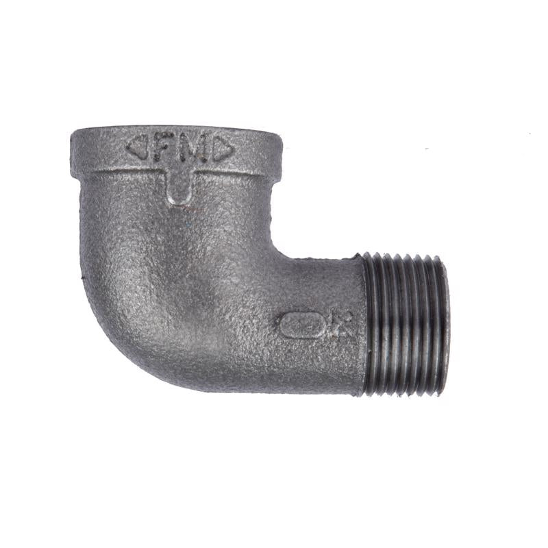 B & K - STZ Industries 1/8 in. MIP each X 1/8 in. D FIP Black Malleable Iron 90 Degree Street Elbow