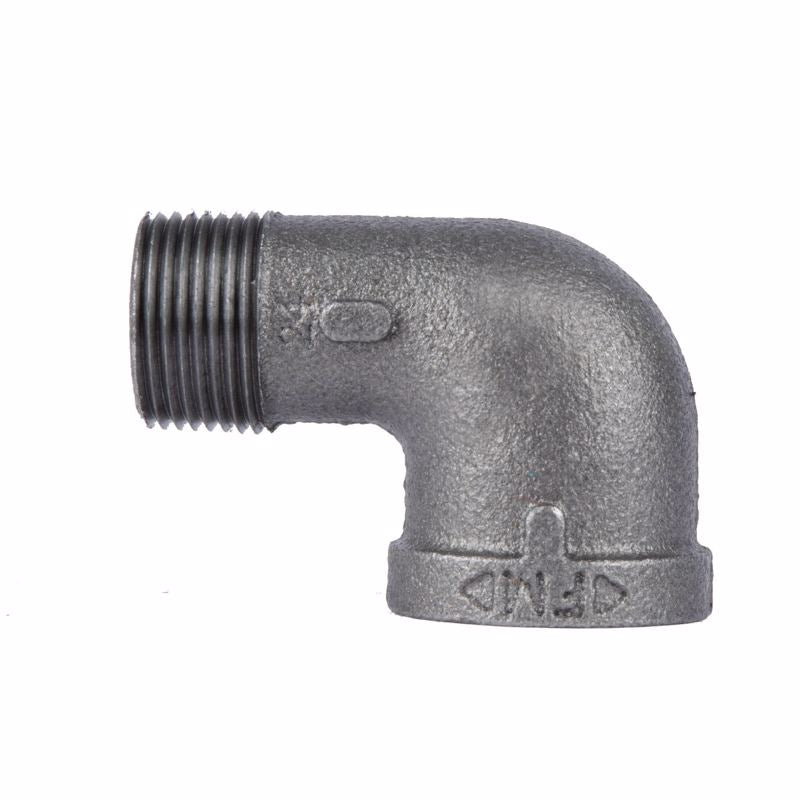 B & K - STZ Industries 3/8 in. MIP each X 3/8 in. D FIP Black Malleable Iron 90 Degree Street Elbow