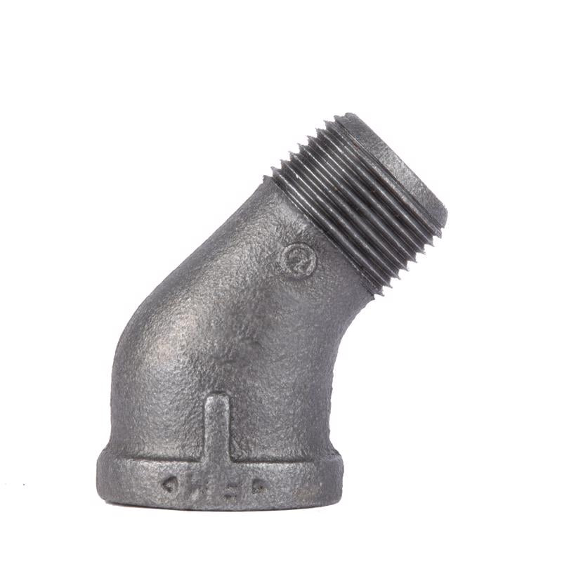 B & K - STZ Industries 1/4 in. MIP each X 1/4 in. D FIP Black Malleable Iron 45 degree Street Elbow