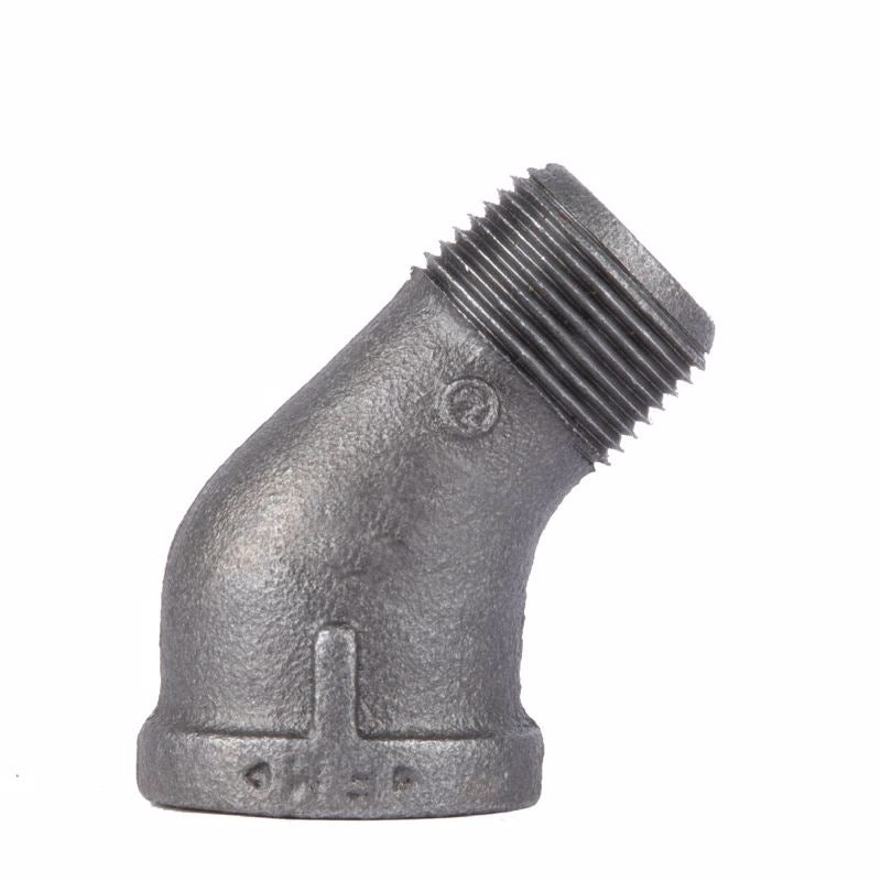 B & K - STZ Industries 3/8 in. MIP each X 3/8 in. D FIP Black Malleable Iron 45 degree Street Elbow