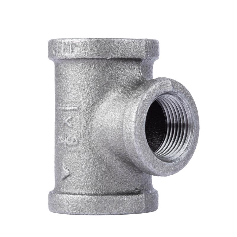B & K - STZ Industries 1 in. FIP each X 1 in. D FIP 3/4 in. D FIP Black Malleable Iron Reducing Tee