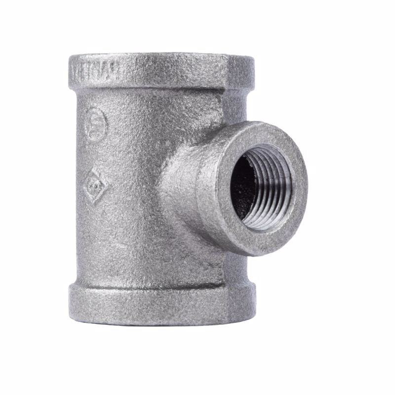 B & K - STZ Industries 1 in. FIP each X 1 in. D FIP 1/2 in. D FIP Black Malleable Iron Reducing Tee