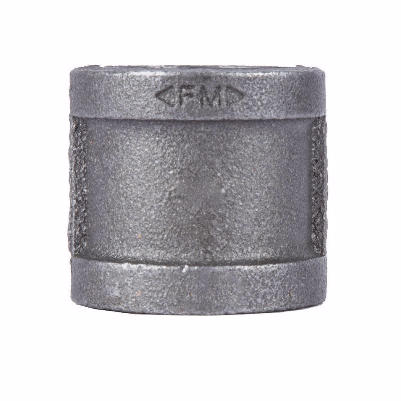 B & K - STZ Industries 3/8 in. FIP each X 3/8 in. D FIP Black Malleable Iron Coupling [310CO-38]
