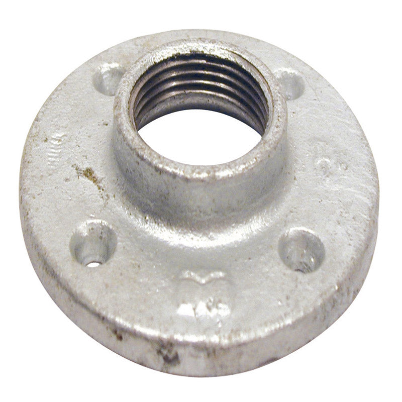 B & K - STZ Industries 3/8 in. FIP each Galvanized Malleable Iron Floor Flange