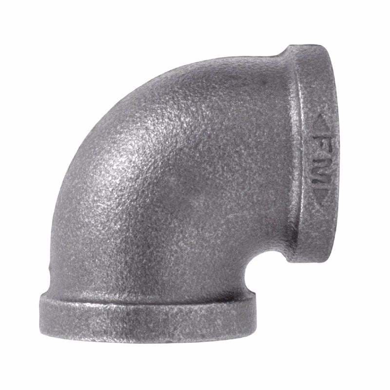 B & K - STZ Industries 3/8 in. FIP each X 3/8 in. D FIP Black Malleable Iron 90 Degree Elbow