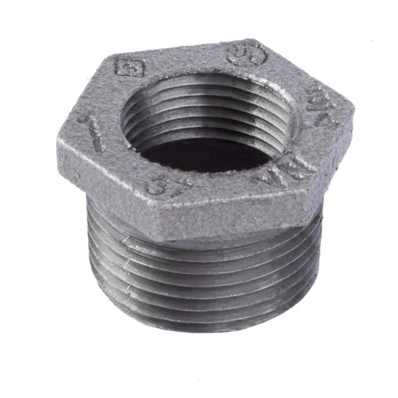 B & K - STZ Industries 1 in. MIP each X 3/4 in. D FIP Black Malleable Iron Hex Bushing - Case of 5