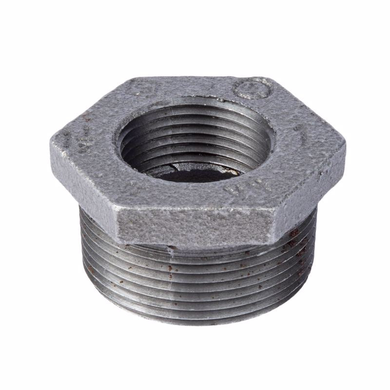 B & K - STZ Industries 1-1/2 in. MIP each X 1 in. D FIP Black Malleable Iron Hex Bushing