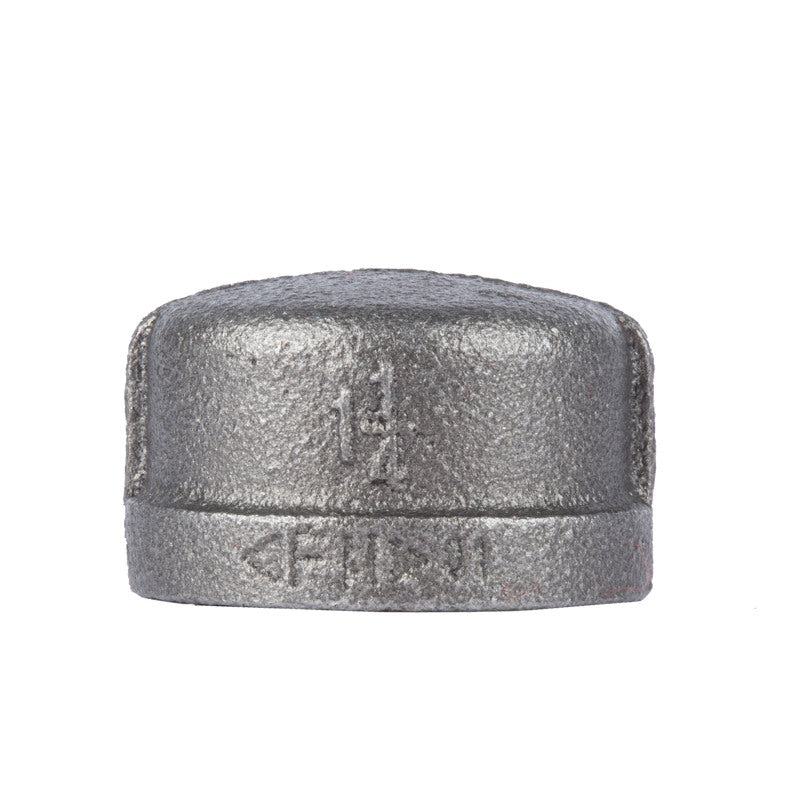 B & K - STZ Industries 1-1/4 in. FIP each Black Malleable Iron Cap