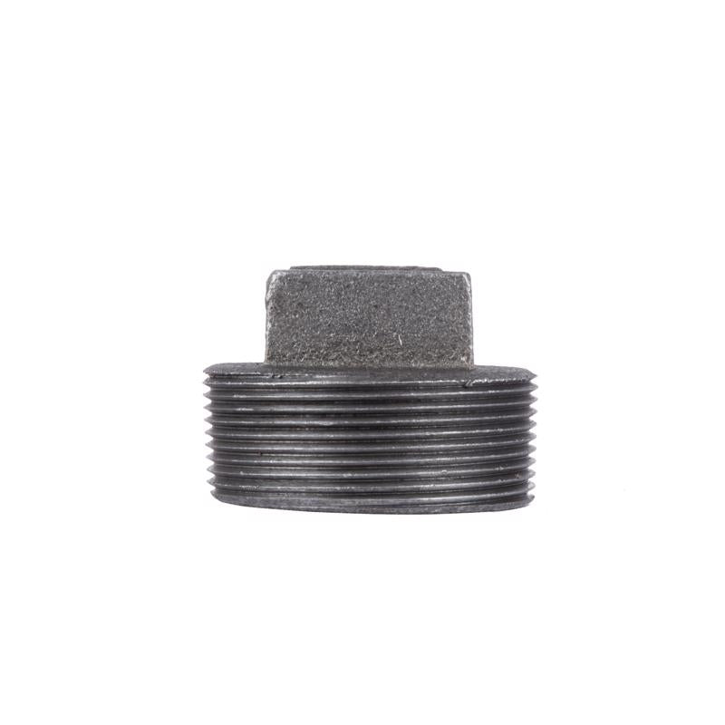 B & K - STZ Industries 2 in. MIP each Black Malleable Iron Plug