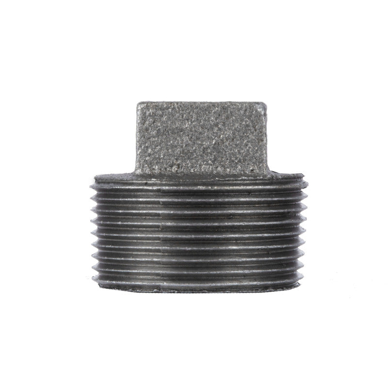B & K - STZ Industries 1-1/4 in. MIP each Black Malleable Iron Plug