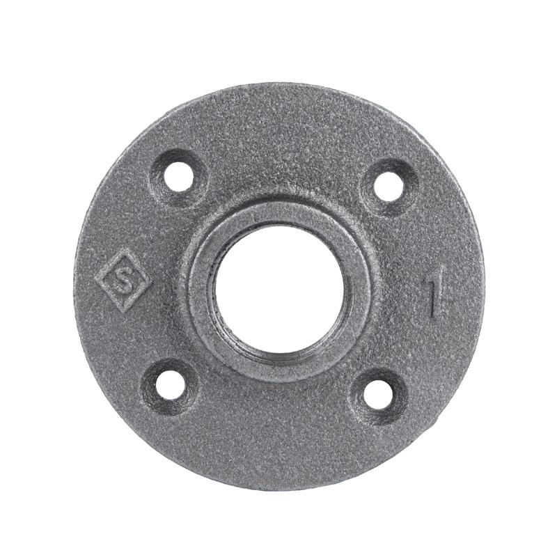 B & K - STZ Industries 1 in. FIP each Black Malleable Iron Floor Flange - Case of 5