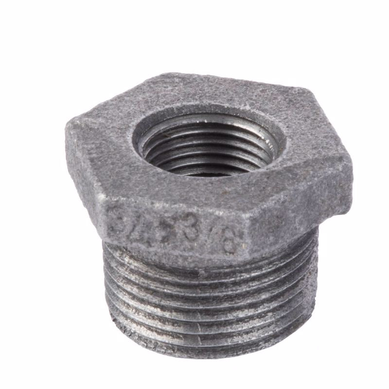 B & K - STZ Industries 3/4 in. MIP each X 3/8 in. D FIP Black Malleable Iron Hex Bushing