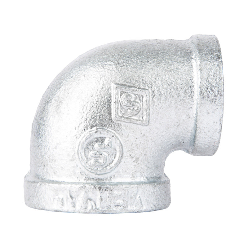 B & K - STZ Industries 1 in. FIP each X 3/4 in. D FIP Galvanized Malleable Iron 90 degree Reducing Elbow