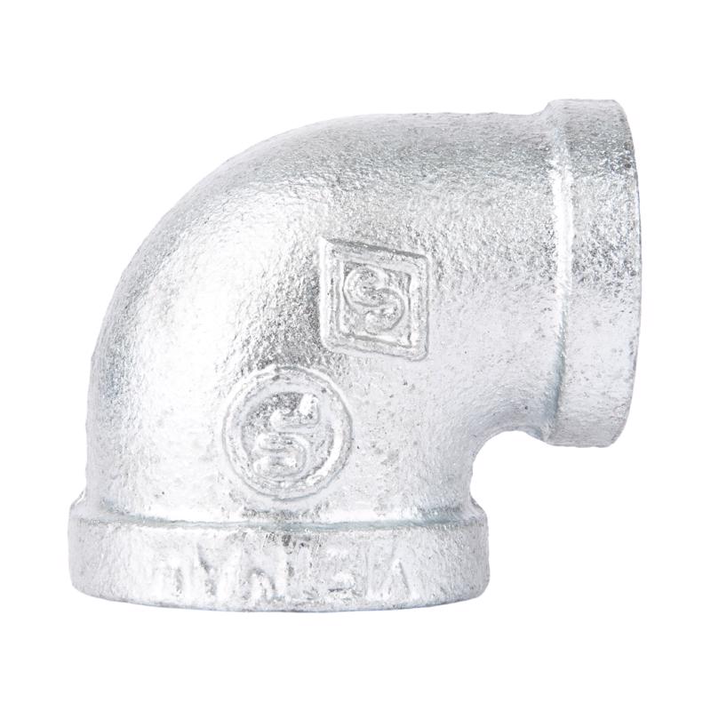 B & K - STZ Industries 1-1/4 in. FIP each X 1 in. D FIP Galvanized Malleable Iron Reducing Elbow