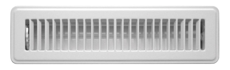 TRUE AIRE - Tru Aire 2 in. H X 12 in. W 2-Way Powder Coat White Steel Floor Register [C150MWT02X12]