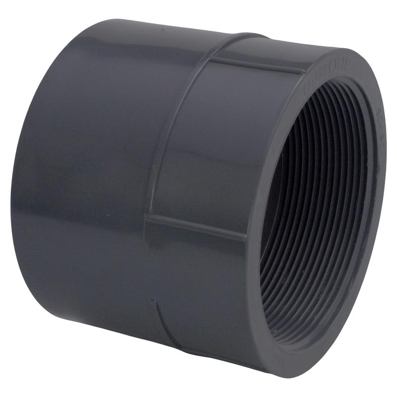 CHARLOTTE PIPE - Charlotte Pipe Schedule 80 1-1/2 in. Slip X 1-1/2 in. D Slip PVC Coupling 1 pk