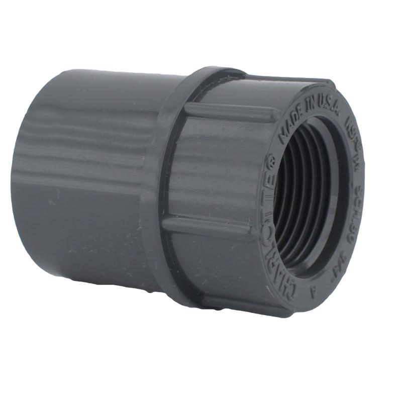 CHARLOTTE PIPE - Charlotte Pipe Schedule 80 3/4 in. Slip X 3/4 in. D FPT PVC Pipe Adapter 1 pk