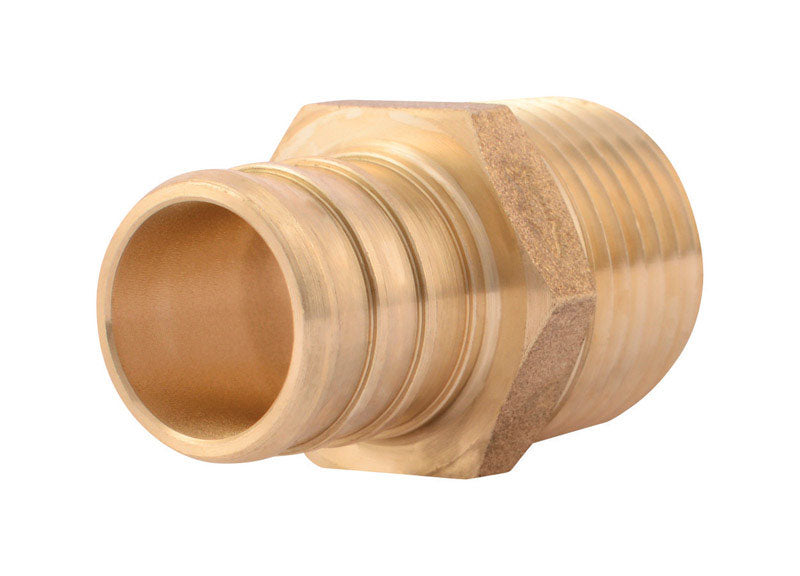 SHARKBITE - SharkBite 3/4 in. Barb X 1/2 in. D MPT Brass Pex Adapter