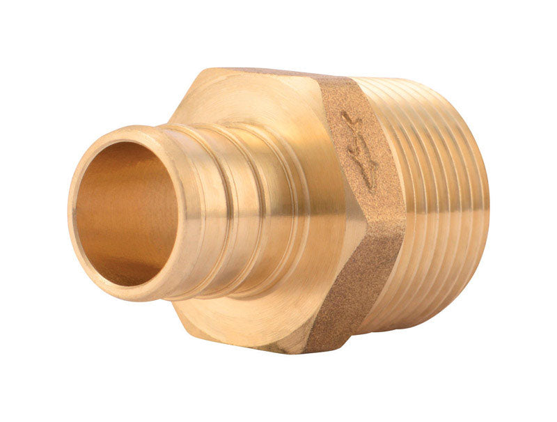 SHARKBITE - SharkBite 3/4 in. Barb X 3/4 in. D MPT Brass Pex Adapter